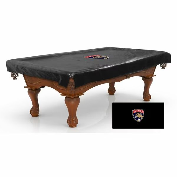 8 Ft. Florida Panthers Billiard Table Cover, Holland Bar Stool Co, Mfr#: BCV8FlaPan